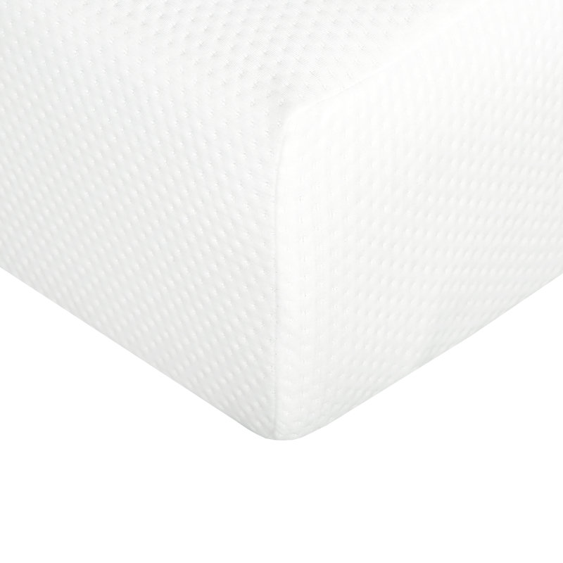Très grand lit, matelas en mousse viscoélastique imprégnée de gel, double, aloès, mousse de soutien, comprimé, article de chambre à coucher moderne Grand matelas dans une boîte, blanc avec pour un sommeil rafraîchissant, dissipation de la chaleur de 6 po et 2 po