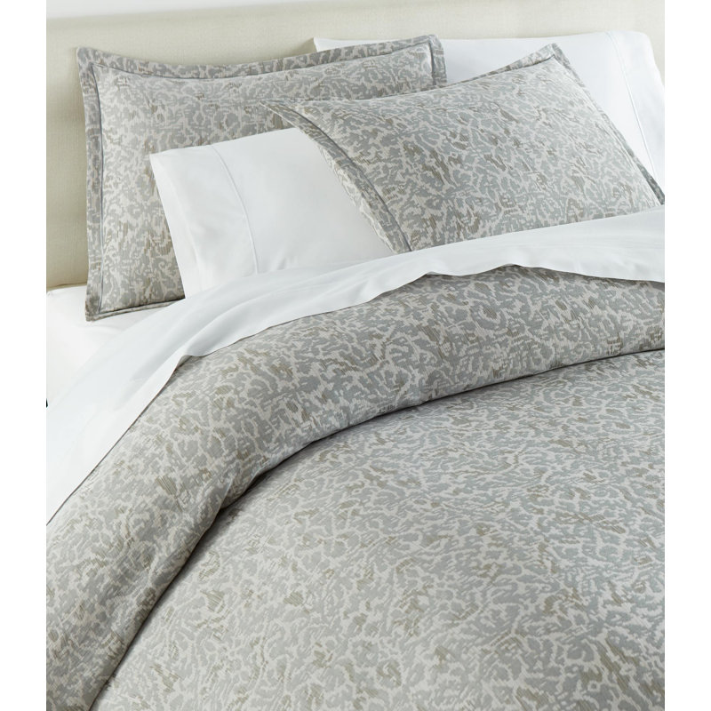 Ravenna Duvet Cover, Pine, Queen 