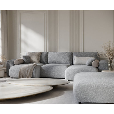 Six-seater panoramic sofa