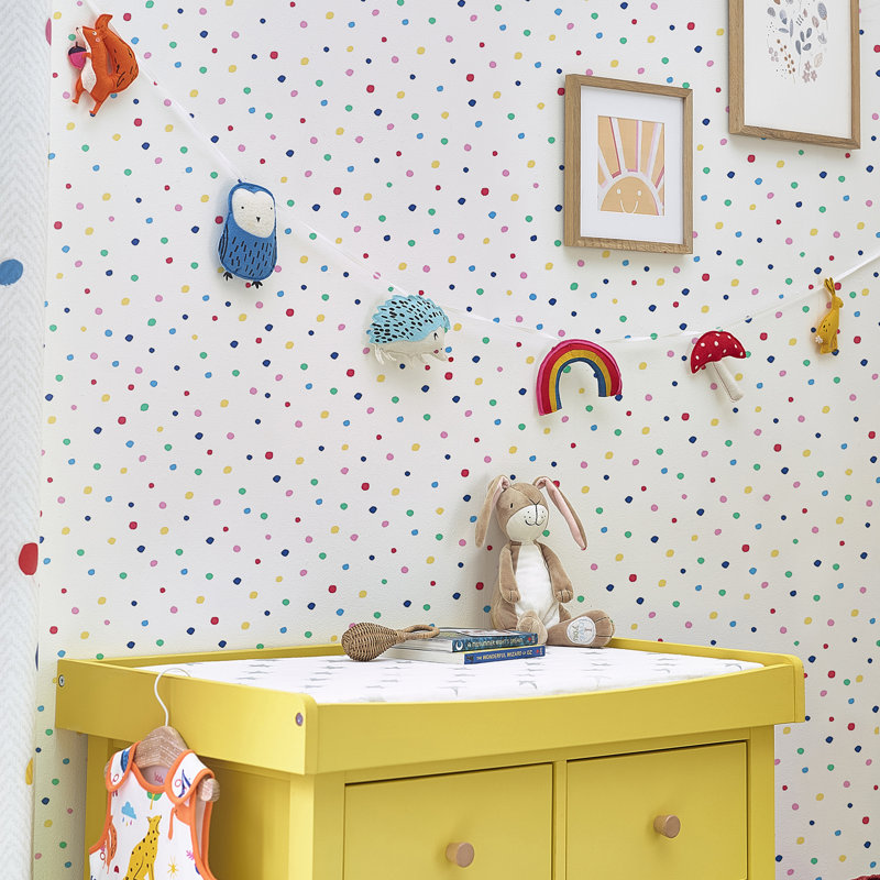 Children's Joules Polka Dots Wallpaper Double Roll