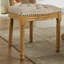 Chaise de salle à manger à structure française en bois massif avec boucle tirée à la main, velours artificiel, ressort en acier, ensemble de 2-121054254
