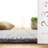 Natura Hand Woven Wool; Cotton; Recycled P.E.T Solid Color Indoor Rug-1747143610