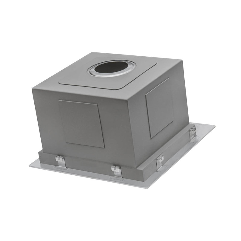 Roma Workstation 15" L x 15" W Drop-in Bar Sink, 15" L x 15" W, Silver