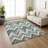 Machine Washable Indoor/Outdoor Chantille ACN2596 Geometric Rug-584736044-584736043