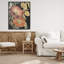 Giclée encadrée de fleurs rouges sur fond noir, design par Lanie Loreth-858125749-858125744