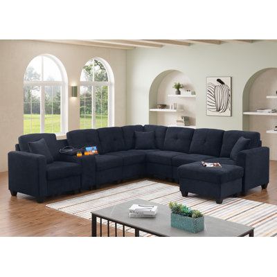 Canapé modulaire 9 pièces Takeesha