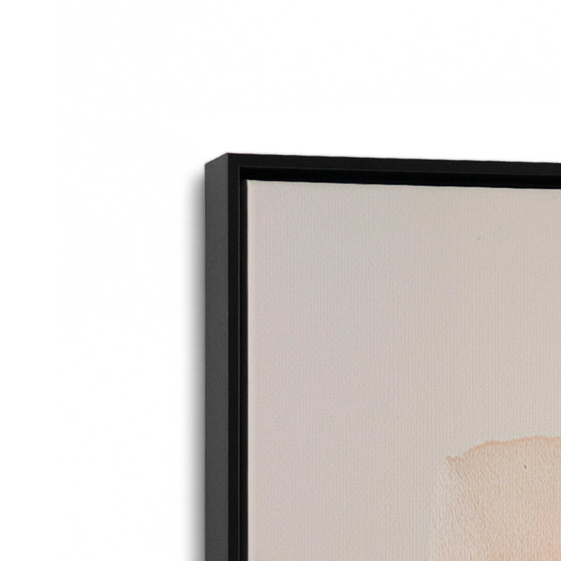 Ensemble de 3 estampes d'automne, 12 po x 12 po, Cadre flottant noir satiné