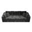 Siège de canapé modulaire 108,3 x 39,4 po, canapé compressé rembourré pour salon, chambre à coucher, appartement, aucun assemblage requis, combinaison gratuite de 3 pièces, tissu en velours côtelé moelleux-951796647