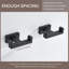 Angle Simple Double Towel Hook