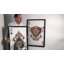 King And Queen Set Of 2 Playing Card Paper Collage Wall Art