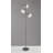 71'' Brushed Steel Tree Floor Lamp