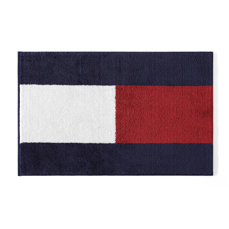 Tommy Hilfiger Flag Blue Bath Rug