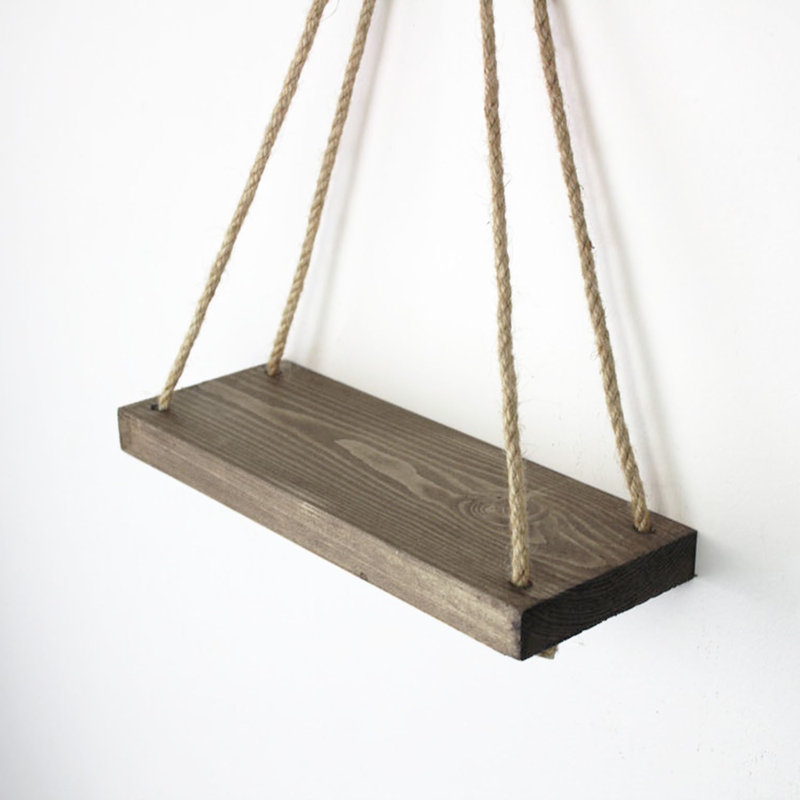 Tablette flottante en bois d'épinette Langton