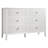 Fluted 6-Drawer Dresser - 47“ Wide Storage Chest for Bedroom Living Room-4502738