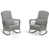 Coussin gris / cadre gris est en rupture de stock