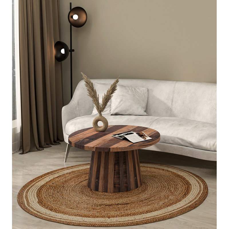 Table basse en bois Dia, H 16 po x L 30 po x l 30 po
