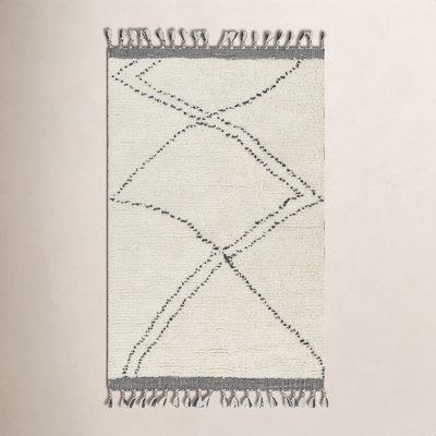Meti Machine Washable Hand-Woven Geometric Rug