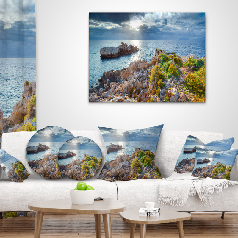 Oreiller en piscina di venere reserve, 12 po x 20 po, Coussin lombaire