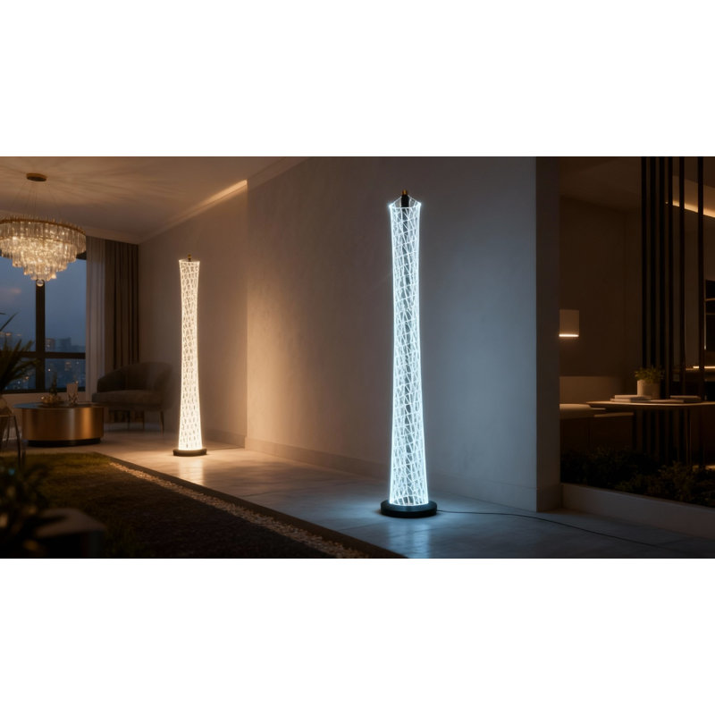 Lampe colonne sur pied Lumen