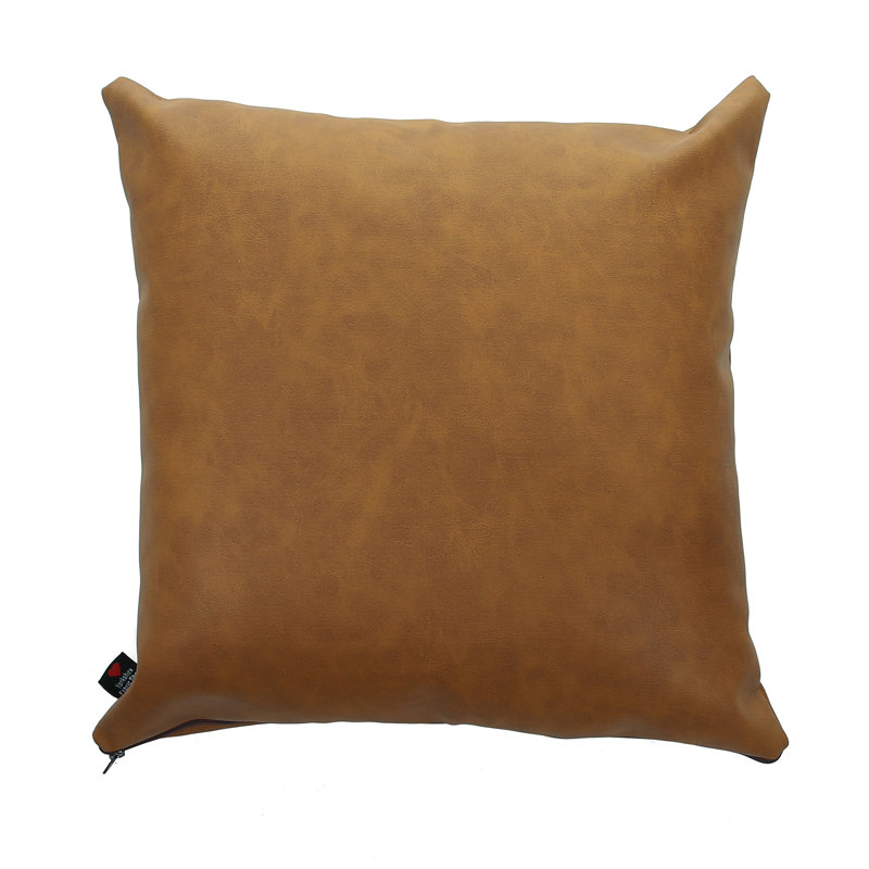 Chaidez Square Cushion, 55cm H x 55cm W x 24cm D, Tan Brown