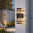 Solar Powered Outdoor Wall Sconce Set with Motion Sensor, 2-Pack