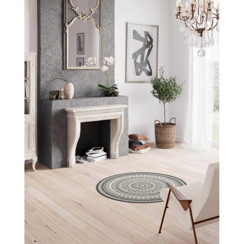 Borst Black/White Rug