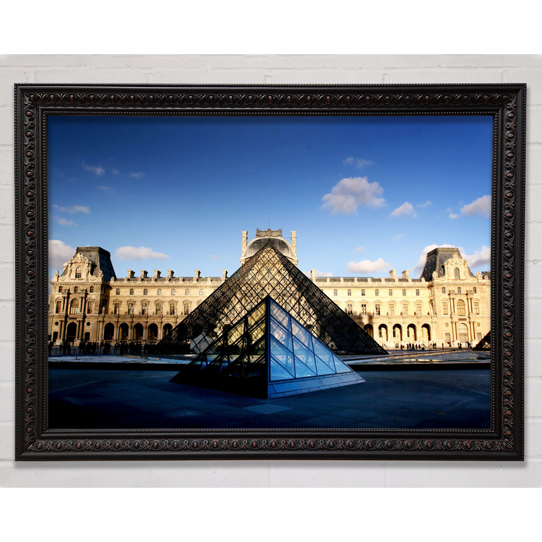 Der Louvre Paris - Einzelner Bilderrahmen Kunstdrucke