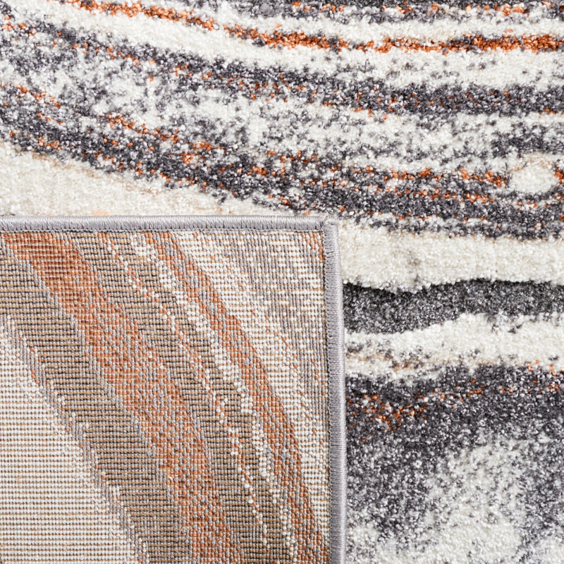 Cyrus Shag Performance Abstract Rug, Rectangle 5'5" x 7'6"