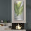 Art mural luxueux en métal «Tropical Planter 2» par Albena Hristova, 24 po x 48 po