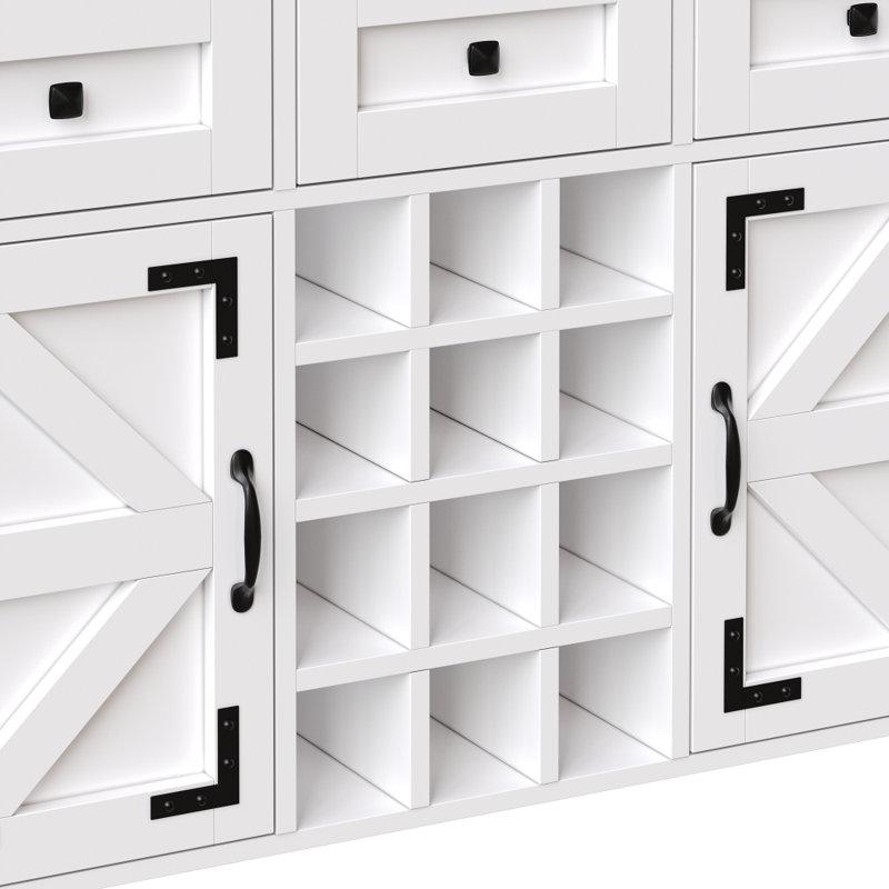 Kitchen Pantry, White/Black