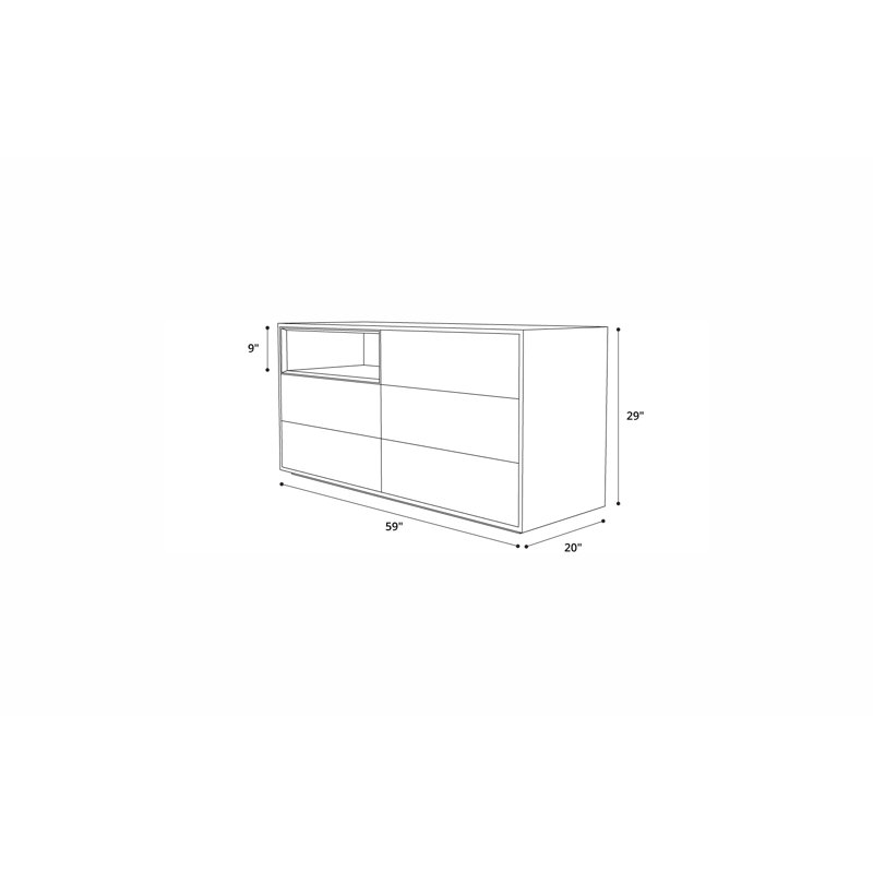 Madison 5 - Drawer Dresser, Chateau Gray