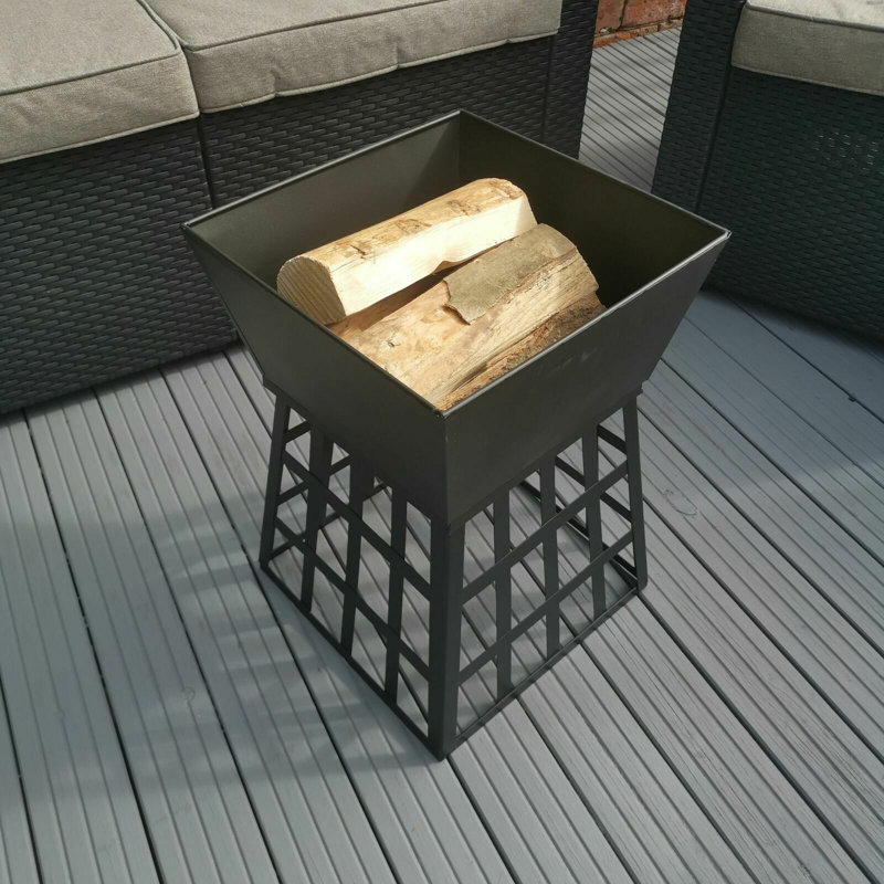 Square Steel Smokeless Fire Pit