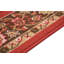 Tapis de couloir antidérapant de taille personnalisée rouge Mahal-42137228