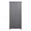 Armoire de rangement extérieure avec tablettes, grand rangement vertical pour jardin