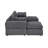 Large Arms Cordory Upholstered Modular Sectional With 2 Ottomans-449288001