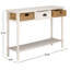 Console en bois massif 44,5 po Painswick-822642325
