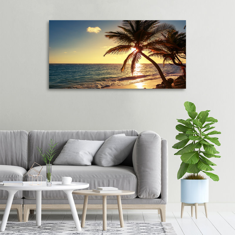 Tropical Beach - Wrapped Canvas Print