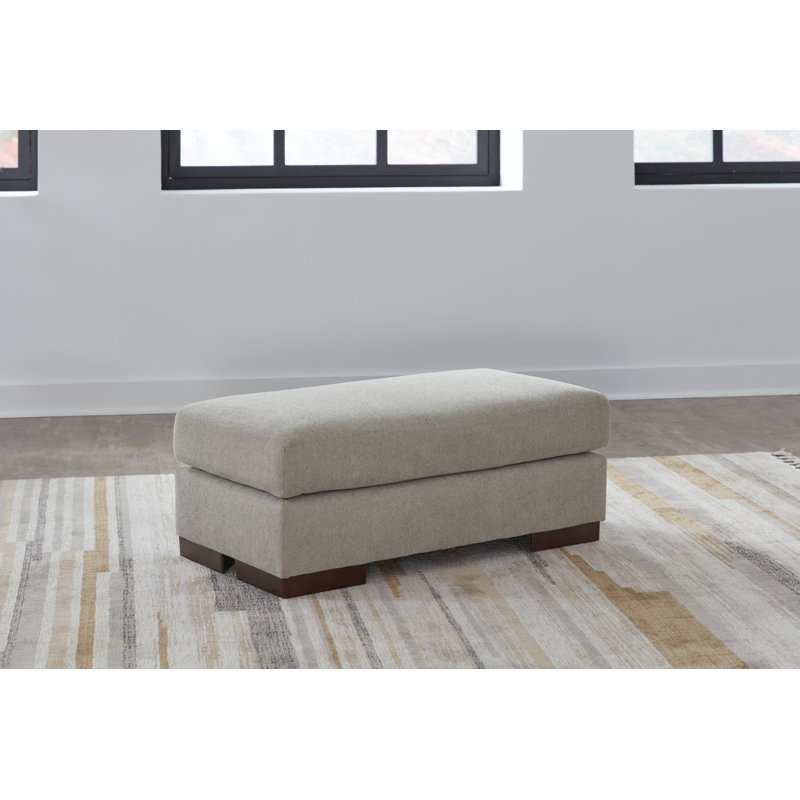 Repose-pieds rectangulaire large de 44 po Sobro