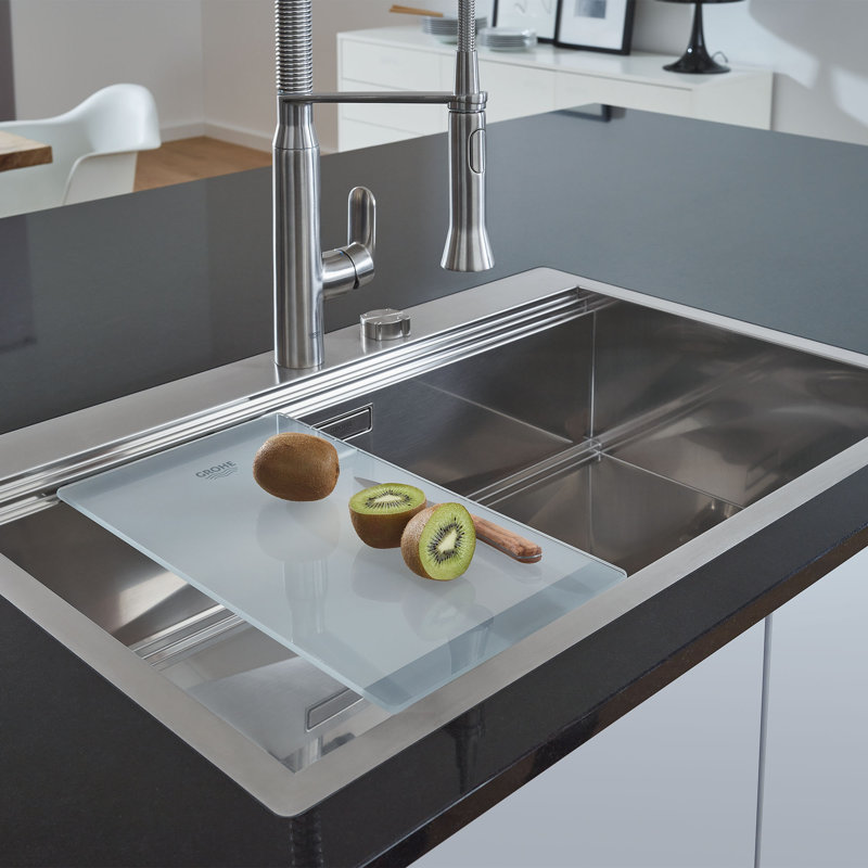 K7 Pull Down Single Handle Kitchen Faucet with Accessories, StarLight Chrome