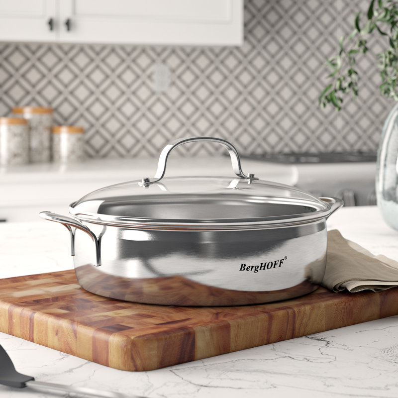 Erisnor Stainless Steel Non-Stick Skillet, 10" W
