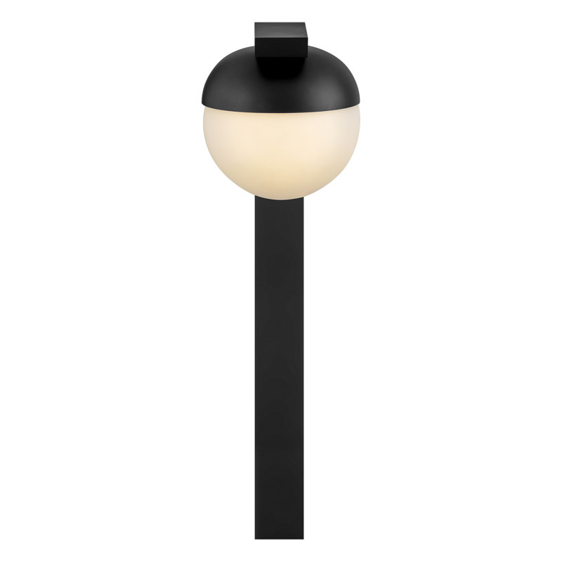 Realm Low Voltage Aluminum Pathway Light, Black