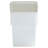 Wham Clip 5x 9L Square Plastic Storage Boxes with Secure Clip Lock Lids. L:29 x W:29 x H:15.5cm Clear/Green Milieu/Stone-107097842