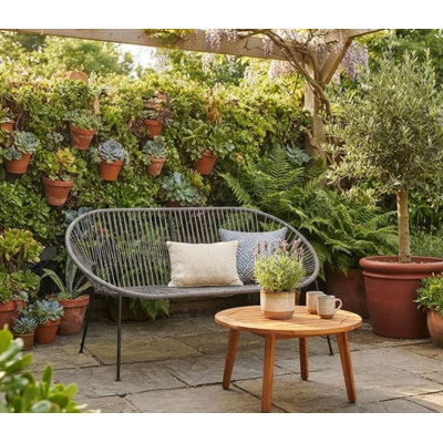 Banc de jardin en fer Fiedler