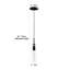 Ensemble de luminaires suspendus 3 lumières vintage industriel avec abat-jour en verre-1270533746