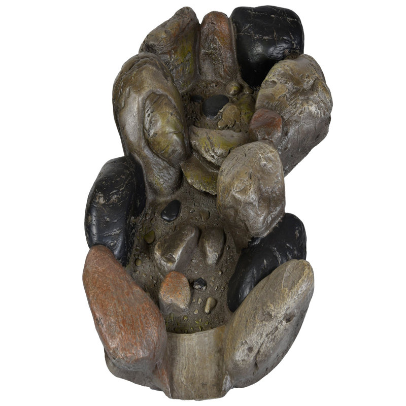 Whitlow Outdoor Weather Resistant Rock Fountain