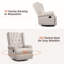 Fauteuil inclinable manuel oscillant avec repose-pieds Venancia-666030766
