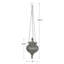 11.4'' H Metal Hanging Lantern