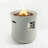 Outdoor Propane Fire Pit Table,Compact Streamlined Modern ,Round Graphite Base With Waterproof Cover,Free Lava Rocks-1675742529