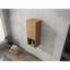 Armoire de salle de bain 12 po avec portes à fermeture en douceur et fixation flottante, finition imitation chêne