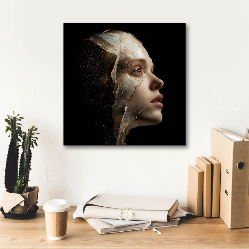  «Universal Mind 3» par Ann Klee, art mural sur toile, 18 po x 18 po, H 18 po x l 18 po